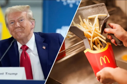 Trump: 'I’m gonna do everything' as he works behind a McDonald's counter this weekend